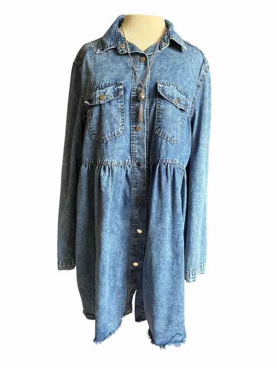 Dresses & Skirts - Denim Cottagecore Button Up Dress